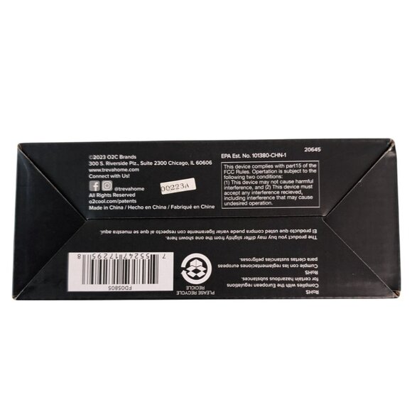 Treva 5" 2-Speed Portable Battery-Powered Fan With Adjustable Tilt & Sta-Fresh A - Picture 5 of 8